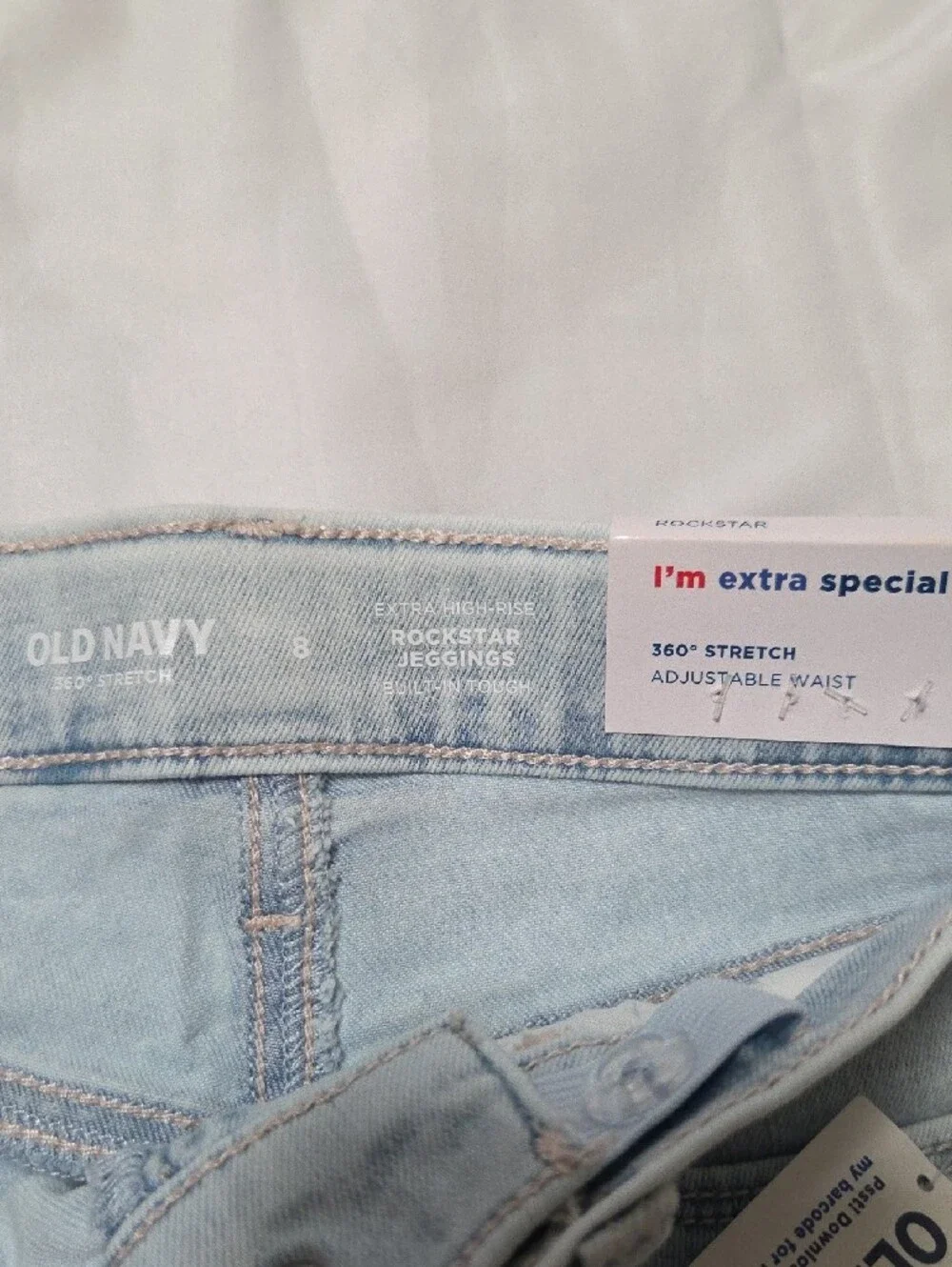 Old Navy Light Blue Denim Bermuda Shorts